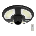 LED Ηλιακό φωτιστικό κήπου με αισθητήρα LED/10W/3,2V 6500K IP65 25000 mAh + τηλεχειριστήριο