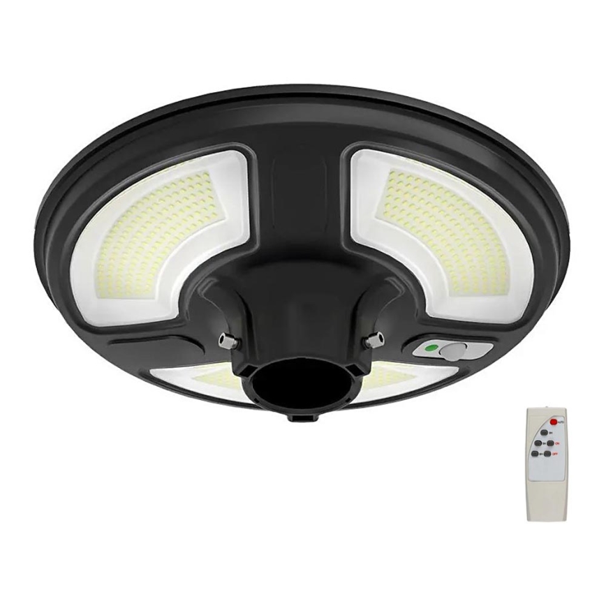 LED Ηλιακό φωτιστικό κήπου με αισθητήρα LED/10W/3,2V 6500K IP65 25000 mAh + τηλεχειριστήριο