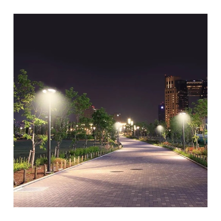 LED Ηλιακό φωτιστικό κήπου με αισθητήρα LED/10W/3,2V 6500K IP65 25000 mAh + τηλεχειριστήριο