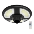 LED Ηλιακό φωτιστικό κήπου με αισθητήρα LED/10W/3,2V IP65 4000K 15000 mAh + τηλεχειριστήριο