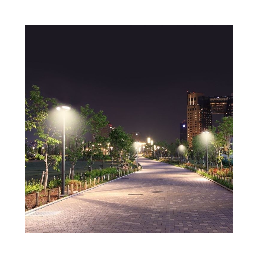 LED Ηλιακό φωτιστικό κήπου με αισθητήρα LED/10W/3,2V IP65 4000K 15000 mAh + τηλεχειριστήριο
