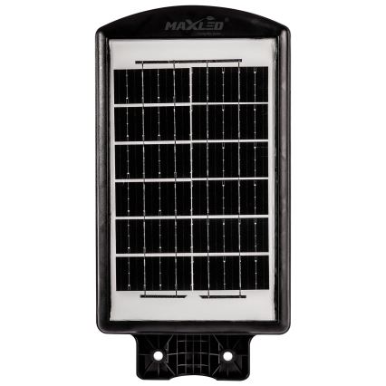 LED Dimmable ηλιακό φωτιστικό δρόμου με αισθητήρα LED/120W/6V 11000 mAh 6500K IP65 μαύρο + τηλεχειριστήριο