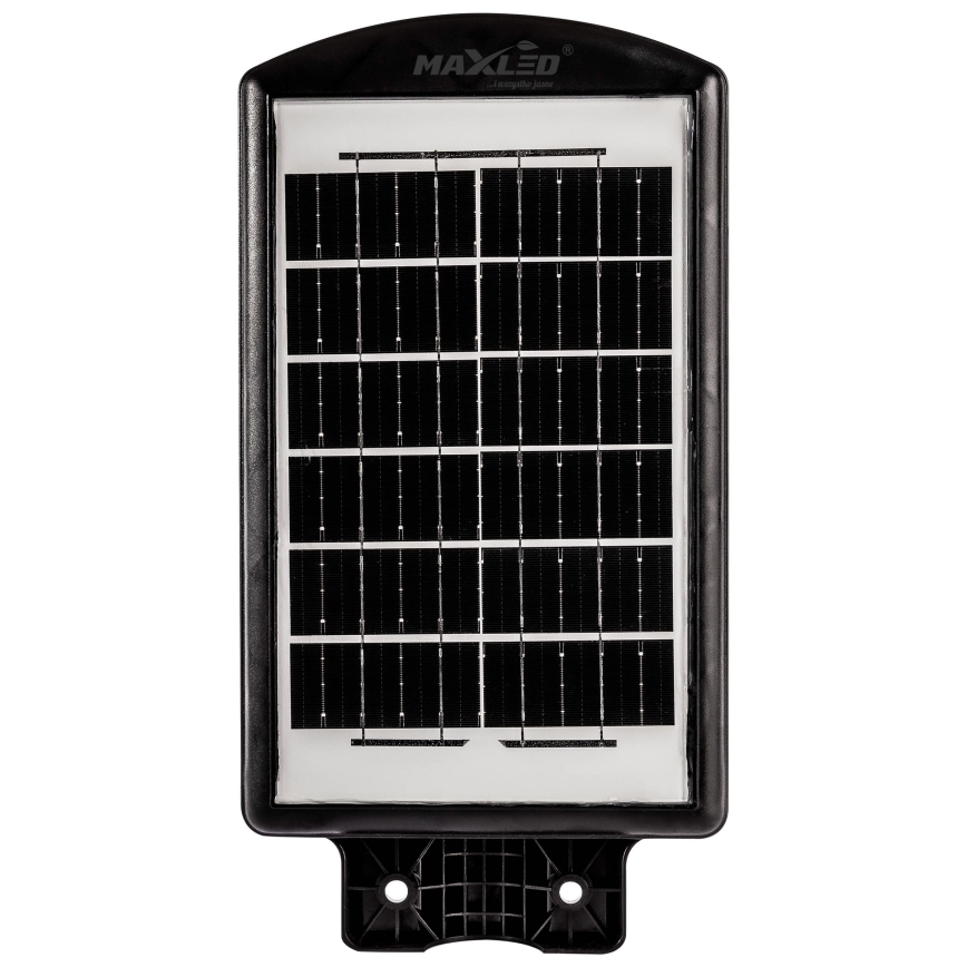 LED Dimmable ηλιακό φωτιστικό δρόμου με αισθητήρα LED/120W/6V 11000 mAh 6500K IP65 μαύρο + τηλεχειριστήριο