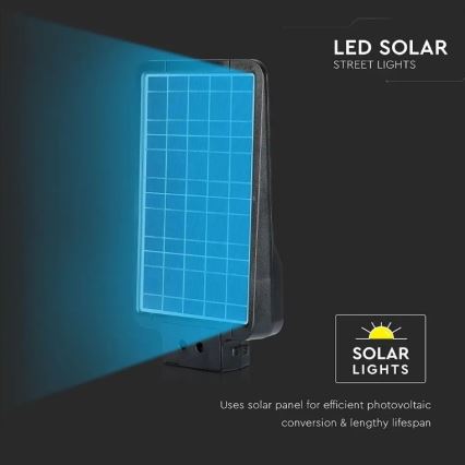 LED Ηλιακό φωτιστικό κήπου με αισθητήρα LED/15W/7,4V 4000K IP65 10800 mAh