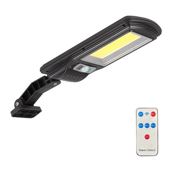 LED Ηλιακό φωτιστικό κήπου με αισθητήρα LED/2,5W/5V IP44 + τηλεχειριστήριο