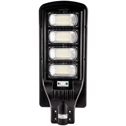 LED Dimmable ηλιακό φωτιστικό δρόμου με αισθητήρα LED/240W/6V 11000 mAh 6500K IP65 μαύρο + τηλεχειριστήριο