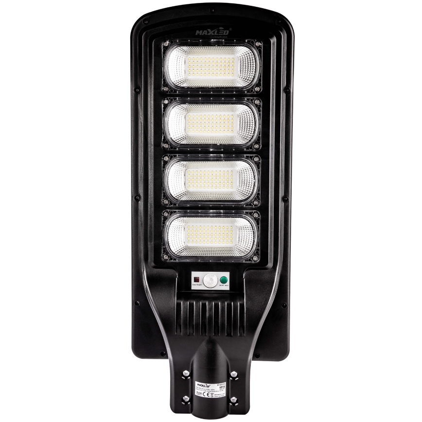 LED Dimmable ηλιακό φωτιστικό δρόμου με αισθητήρα LED/240W/6V 11000 mAh 6500K IP65 μαύρο + τηλεχειριστήριο