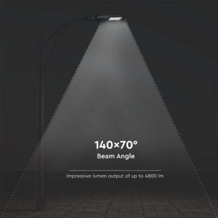 LED Ηλιακό φωτιστικό κήπου με αισθητήρα LED/40W/9,6V IP65 6000K + τηλεχειριστήριο