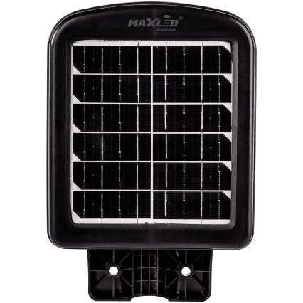 LED Dimmable ηλιακό φωτιστικό δρόμου με αισθητήρα LED/60W/6V 5500 mAh 6500K IP65 μαύρο + τηλεχειριστήριο