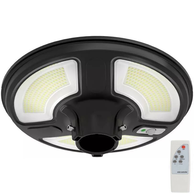 LED Ηλιακό φωτιστικό κήπου με αισθητήρα LED/7,5W/3,2V IP65 4000K 15000 mAh + τηλεχειριστήριο