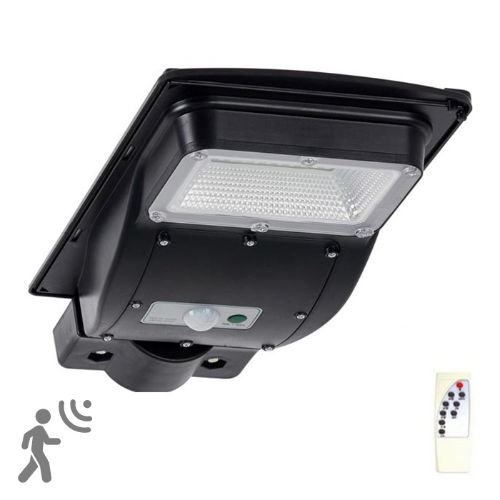 LED Ηλιακό φωτιστικό κήπου με αισθητήρα STREET LED/3W/3,2V 5000 mAh IP65 + τηλεχειριστήριο