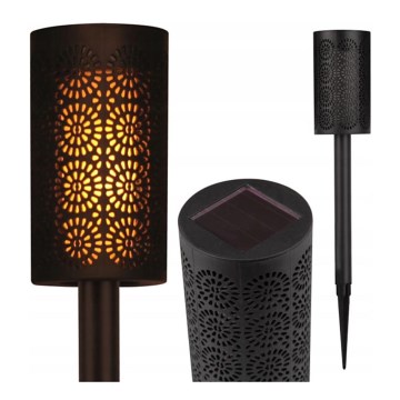 LED ηλιακό φωτιστικό με αισθητήρα σούρουπου LED/2V IP44 600 mAh