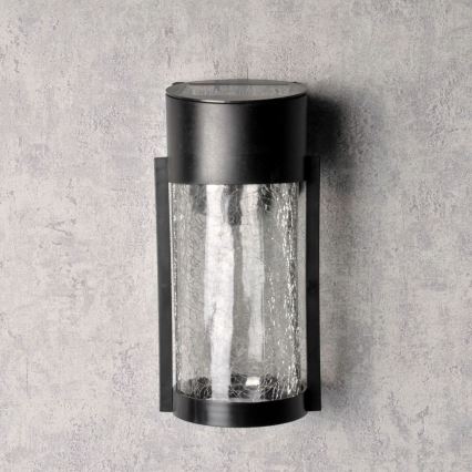 LED Ηλιακό Επιτοίχιο Φωτιστικό VETRO LED/1,2V 600 mAh IP44