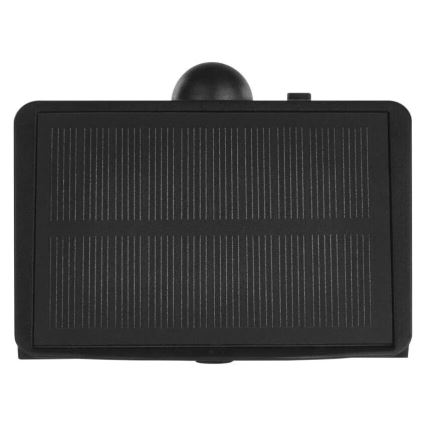 LED Ηλιακό Επιτοίχιο Φωτιστικό με Αισθητήρα LUMI LED/3,7W IP65 μαύρο