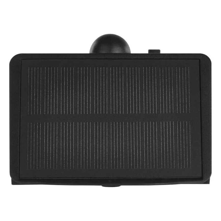 LED Ηλιακό Επιτοίχιο Φωτιστικό με Αισθητήρα LUMI LED/3,7W IP65 μαύρο