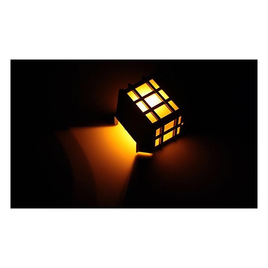 LED Ηλιακό φωτιστικό τοίχου με φωτοκύτταρο LED/2V 70 mAh IP44