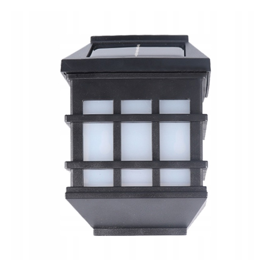 LED Ηλιακό φωτιστικό τοίχου με φωτοκύτταρο LED/2V 70 mAh IP44