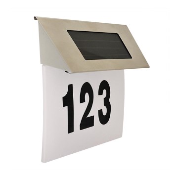 LED Ηλιακός αριθμός οικίας LED/1,2V 200 mAh IP44