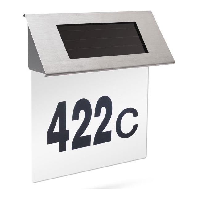 LED Ηλιακός αριθμός οικίας LED/1,2V IP44