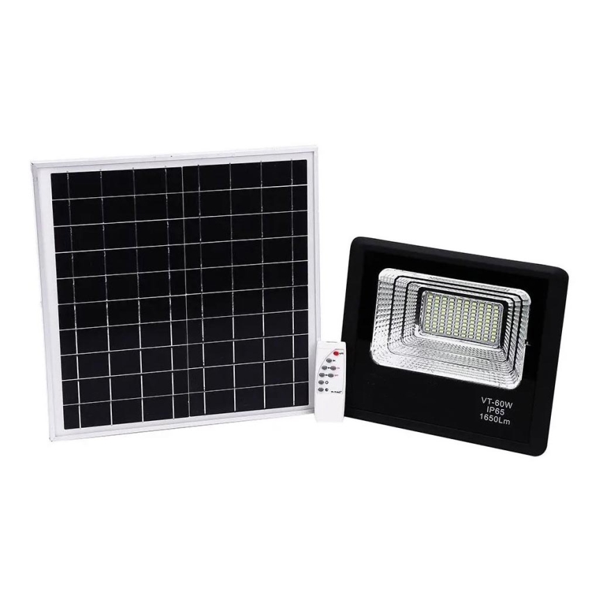 LED Ηλιακός προβολέας Dimmable LED/20W/6,4V 4000K IP65 10000 mAh + τηλεχειριστήριο