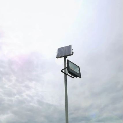 LED Ηλιακός προβολέας Dimmable LED/20W/6,4V 4000K IP65 10000 mAh + τηλεχειριστήριο