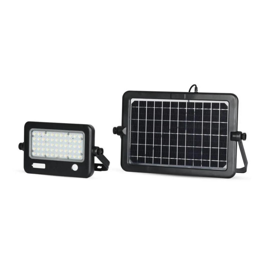 LED Ηλιακός προβολέας Dimmable με αισθητήρα LED/10W/3,7V 4000K IP65 7200 mAh + USB port