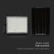 LED ηλιακός προβολέας εξωτερικού χώρου ντιμαριζόμενος LED/15W/3,2V IP65 4000K μαύρο + τηλεχειριστήριο