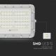 LED ηλιακός προβολέας εξωτερικού χώρου ντιμαριζόμενος LED/15W/3,2V IP65 6400K λευκό + τηλεχειριστήριο