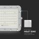 LED ηλιακός προβολέας εξωτερικού χώρου ντιμαριζόμενος LED/15W/3,2V IP65 6400K λευκό + τηλεχειριστήριο