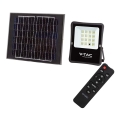 LED Ηλιακός προβολέας εξωτερικού χώρου LED/16W/3,2V 4000K IP65 15000 mAh + τηλεχειριστήριο