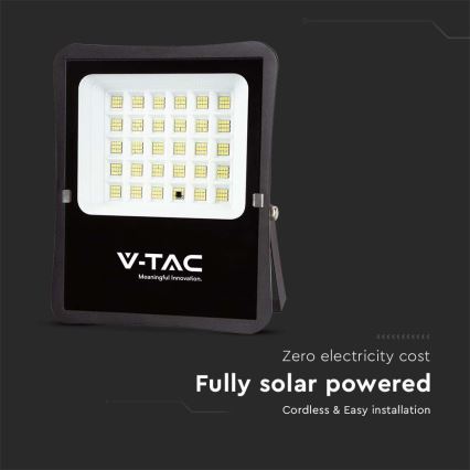 LED Ηλιακός προβολέας εξωτερικού χώρου LED/20W/3,2V 6400K IP65 15000 mAh + τηλεχειριστήριο