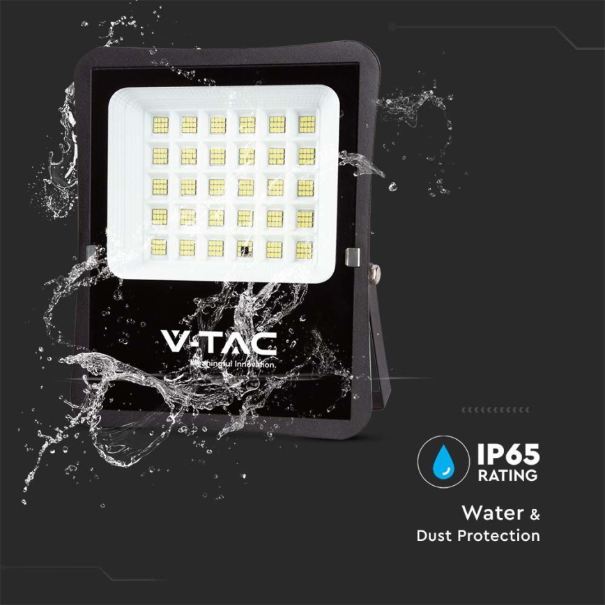 LED Ηλιακός προβολέας εξωτερικού χώρου LED/20W/3,2V 6400K IP65 15000 mAh + τηλεχειριστήριο