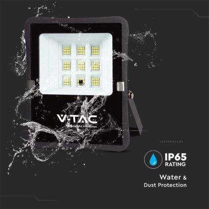 LED Ηλιακός προβολέας εξωτερικού χώρου LED/6W/3,2V 4000K IP65 5000 mAh + τηλεχειριστήριο