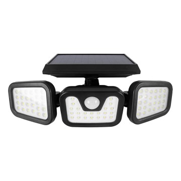 LED ηλιακός προβολέας με αισθητήρα LED/1,5W/3,7V 6000K IP44 2400 mAh