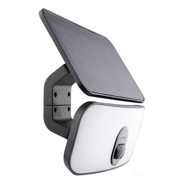 LED Ηλιακός προβολέας με αισθητήρα LED/13W/3,7V IP65 4000K 4000 mAh