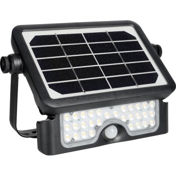 LED ηλιακός προβολέας με αισθητήρα LED/5W/3,7V 4000K IP65 3000 mAh