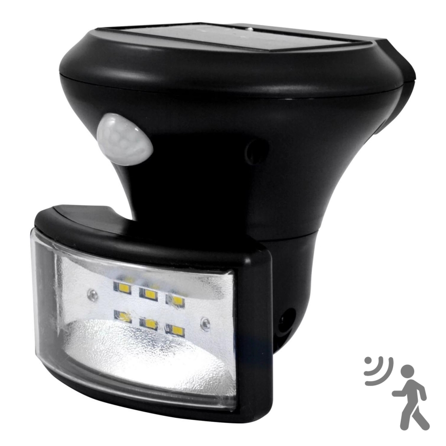 LED Ηλιακός προβολέας με αισθητήρα  PIR LED/5W IP44