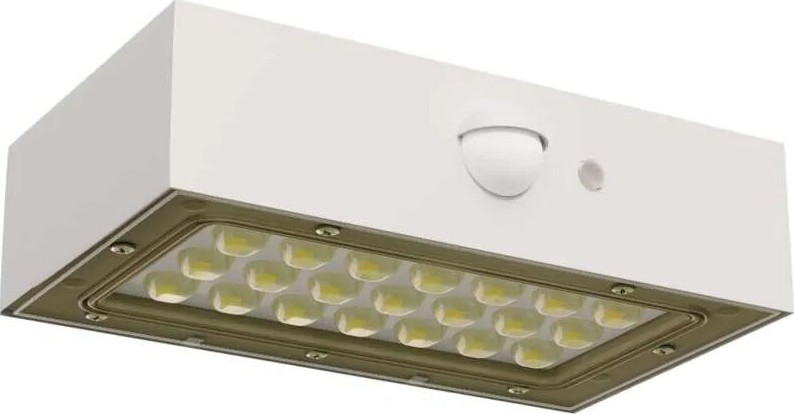 LED Ηλιακός προβολέας με αισθητήρα κίνησης LED/3,7V 1200mAh 4000K IP65 λευκό