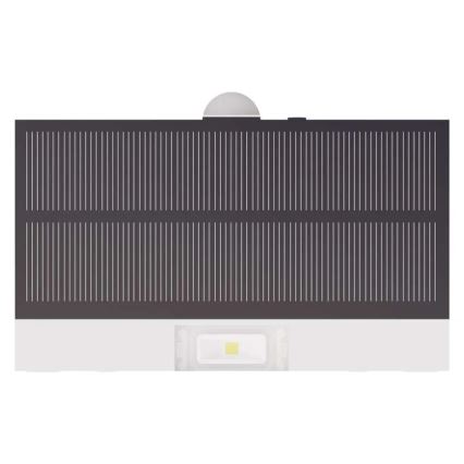 LED Ηλιακός προβολέας με αισθητήρα κίνησης LED/3,7V 1200mAh 4000K IP65 λευκό