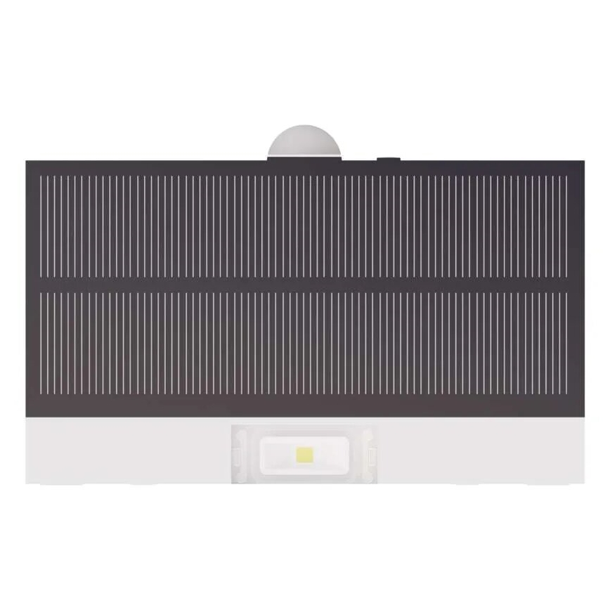 LED Ηλιακός προβολέας με αισθητήρα κίνησης LED/3,7V 1200mAh 4000K IP65 λευκό