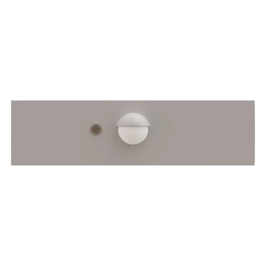 LED Ηλιακός προβολέας με αισθητήρα κίνησης LED/3,7V 1200mAh 4000K IP65 λευκό