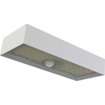 LED Ηλιακός προβολέας με αισθητήρα κίνησης LED/3,7V 3000mAh 4000K IP65 λευκό
