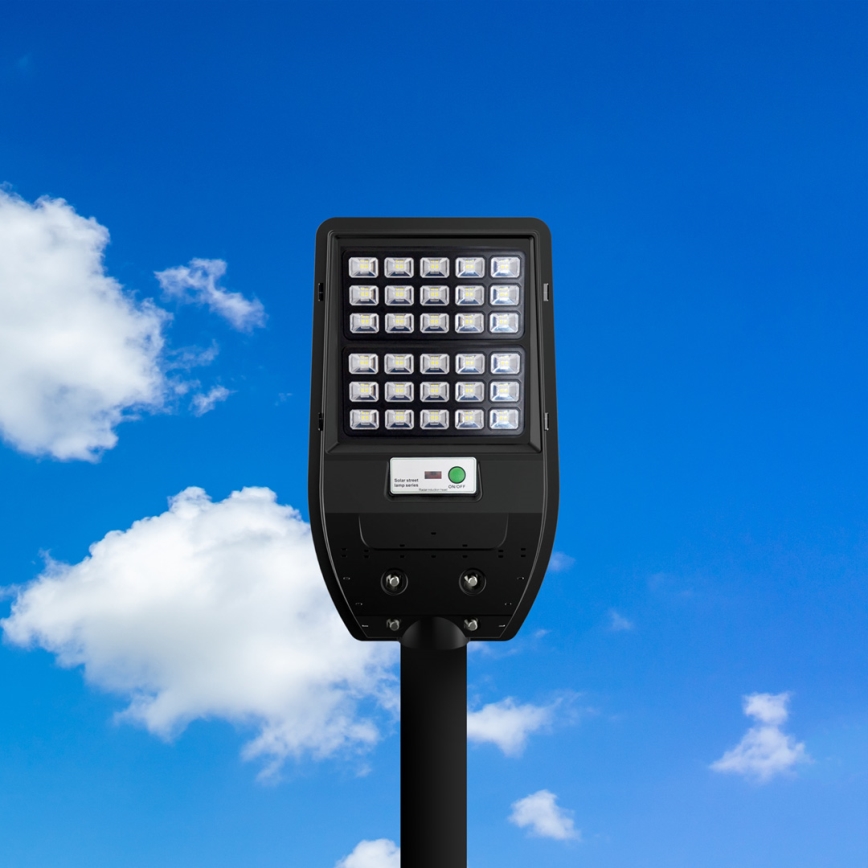 LED Ηλιακός Φωτισμός Δρόμου VIA 50W/5000 mAh 3,2V 6000K IP65 + τηλεχειριστήριο