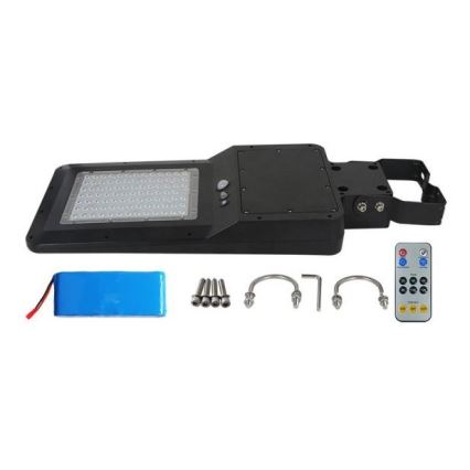 Ηλιακός LED φωτισμός δρόμου με αισθητήρα LED/40W/9,6V IP65 6000K 12000 mAh + τηλεχειριστήριο