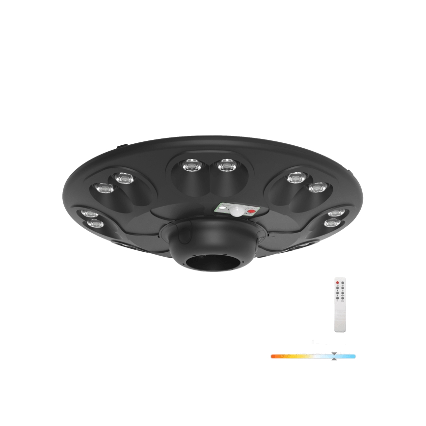 LED ηλιακός φωτισμός δρόμου με αισθητήρα LUVIA LED/15W/3,2V 6500K IP54 5400 mAh + τηλεχειριστήριο