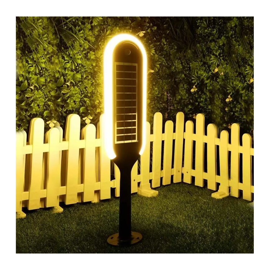 Ηλιακός λαμπτήρας LED με αισθητήρα BOLLARD LED/5W/5,5V 70 εκ. 3000K IP65 2000 mAh
