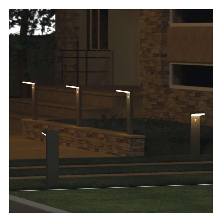Ηλιακός λαμπτήρας LED με αισθητήρα LED/4,4W/3,7V 2200 mAh IP44