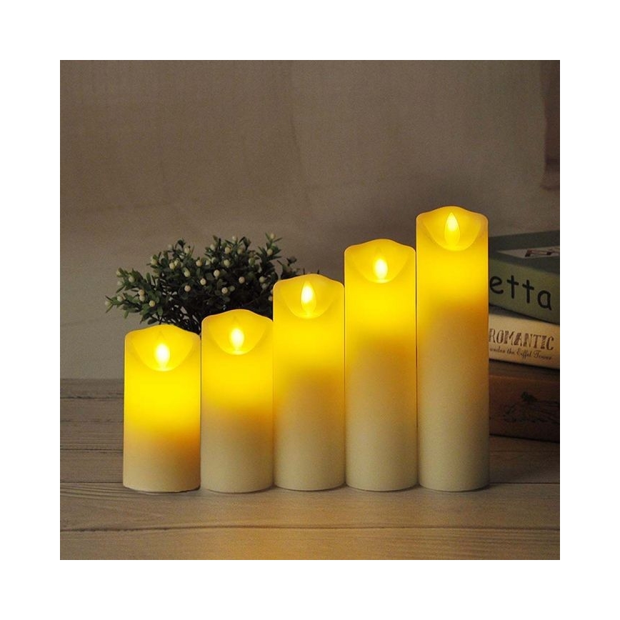 LED Κερί LED/2xAA θερμό λευκό 11 cm