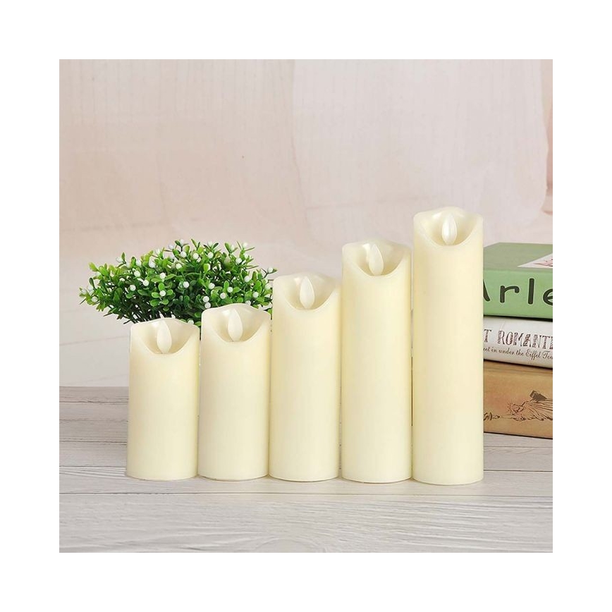 LED Κερί LED/2xAA θερμό λευκό 15 cm