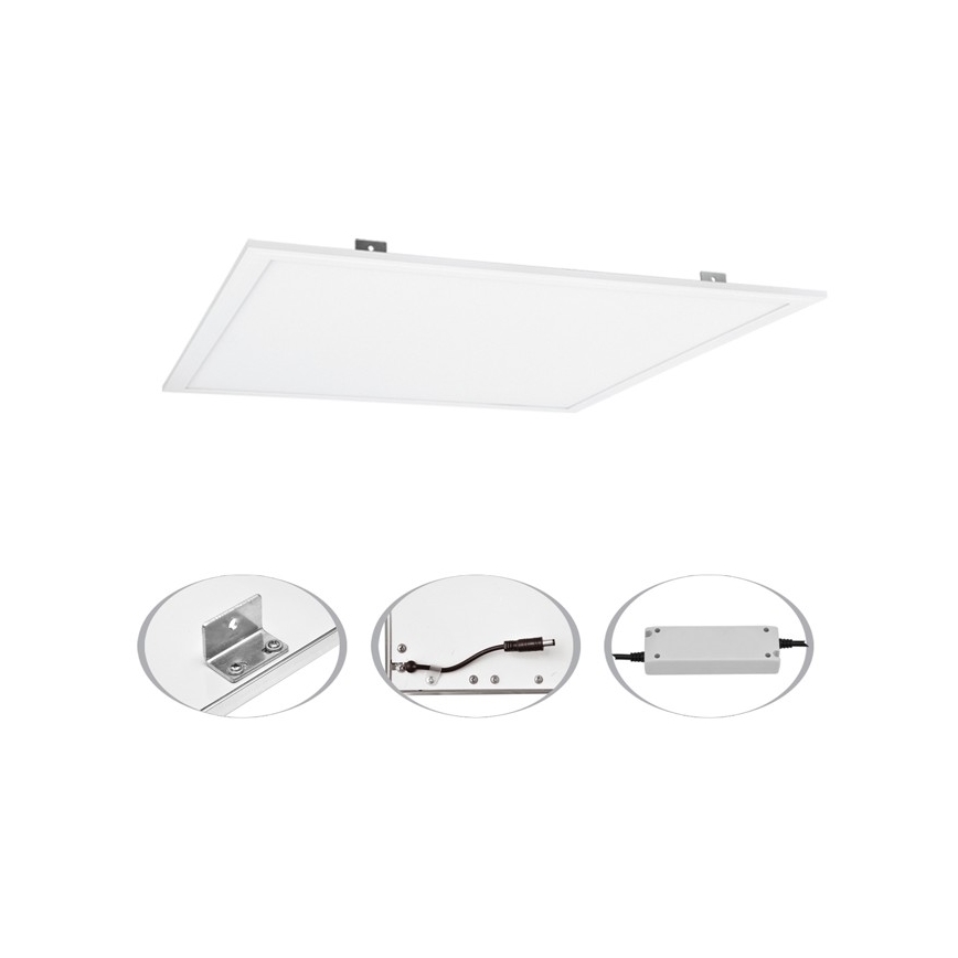 LED κρεμαστό μικροπρισματικό πάνελ ZEUS LED/45W/230V 4,000K